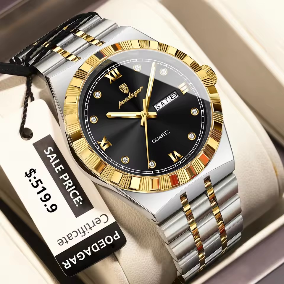 Luminous Quartz Men's Watch - Image 5