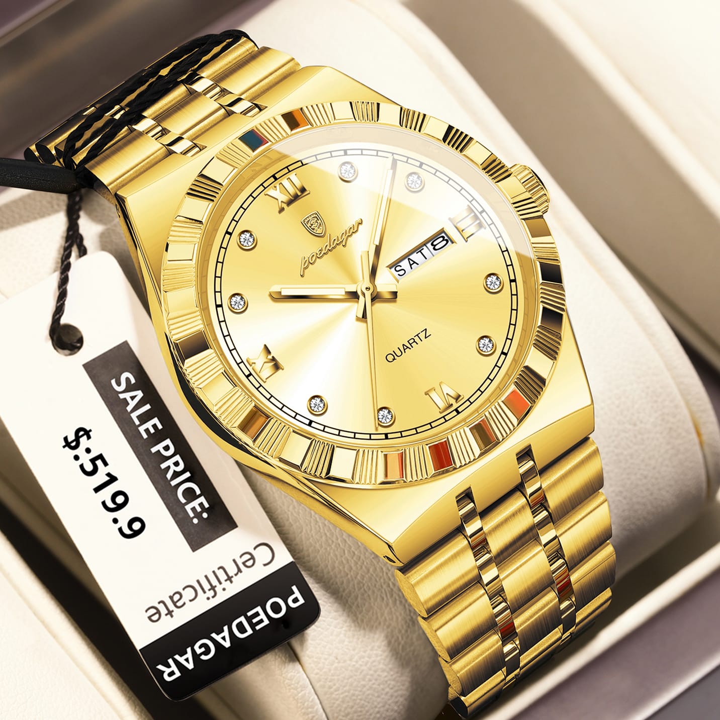 Luminous Quartz Men's Watch - Image 2